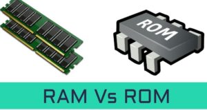 difference between ram and rom