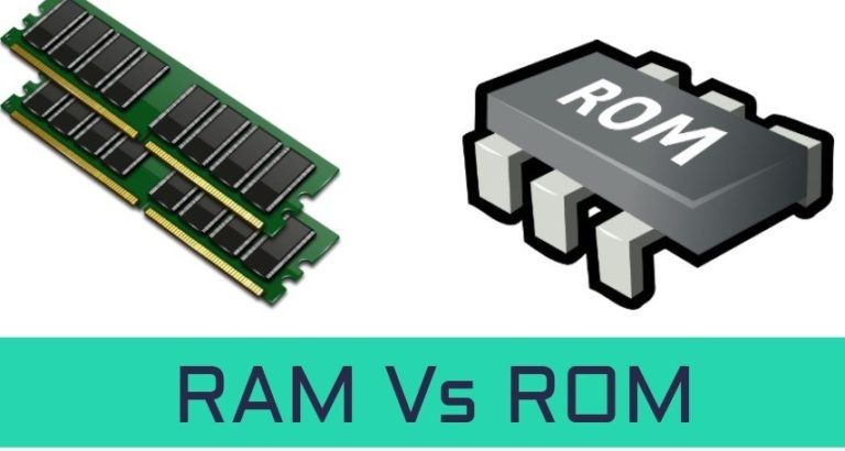 difference between ram and rom