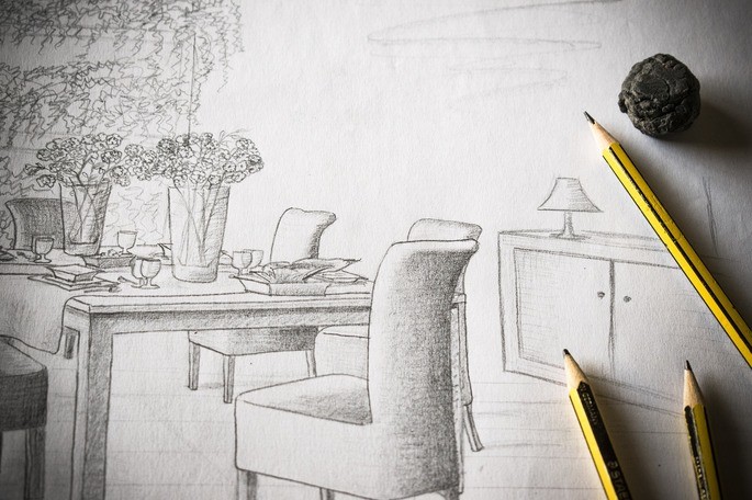 graphite pencil drawing