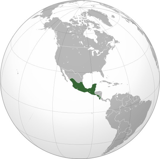 Map of Mesoamerica, created by user heraldry