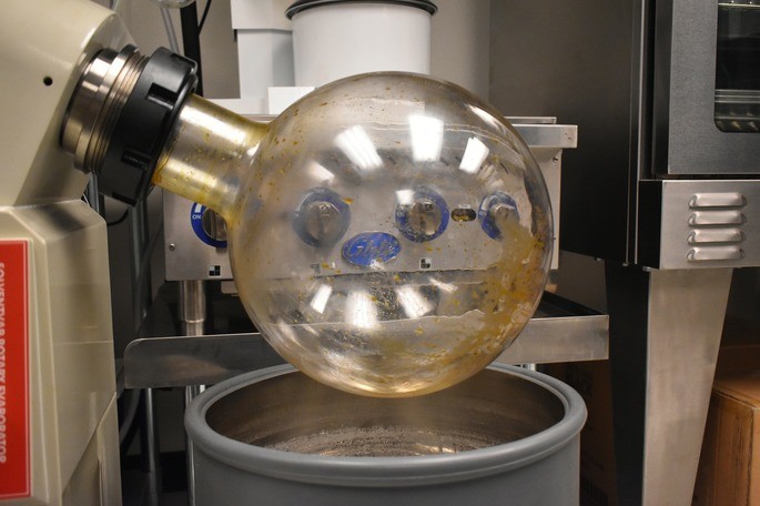 rotary evaporator equipment used for evaporation in the chemical laboratory